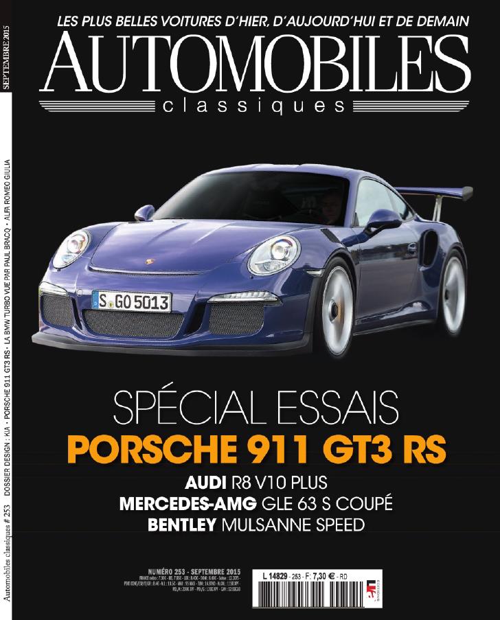 Журнал Automobiles Classiques N 252, Septembre 2015